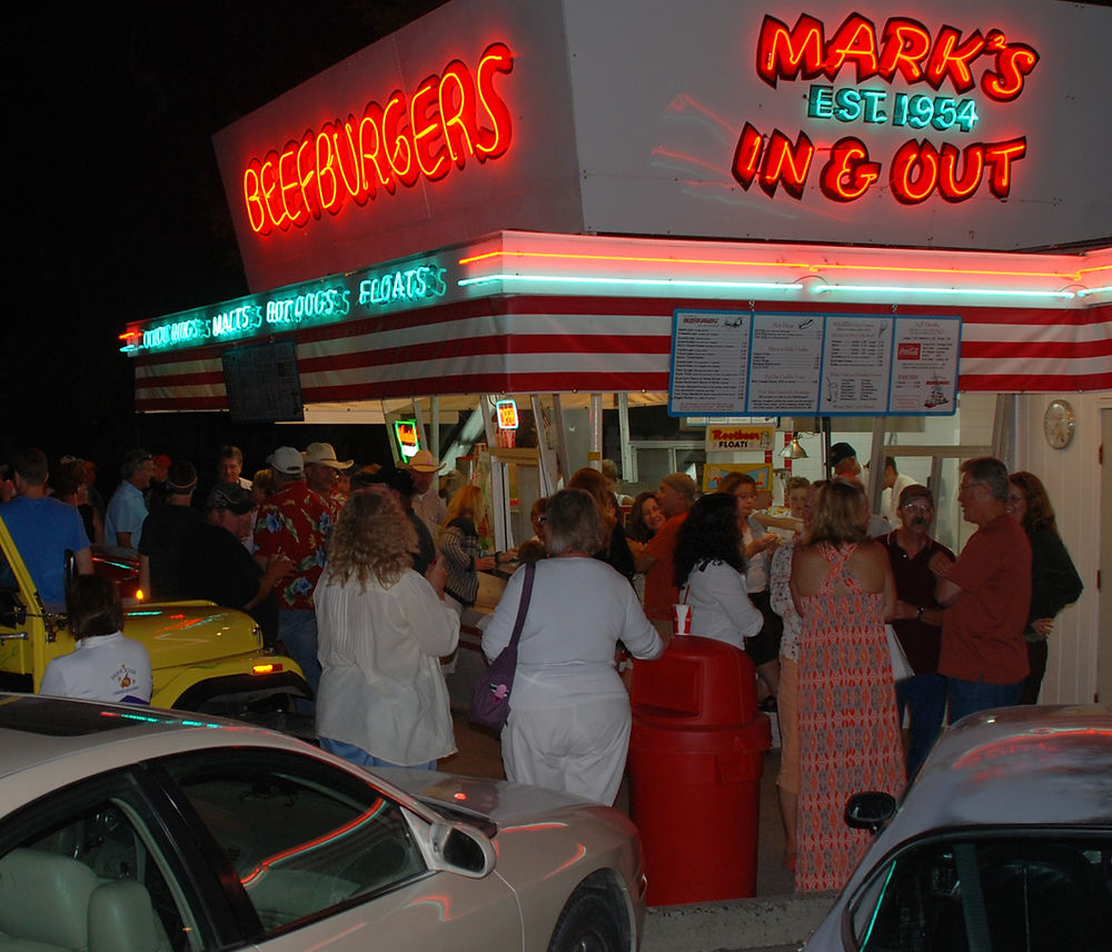 Gallery image from Mark's In and Out Beefburgers capturing everyday life at the Livingston Montana drive-in